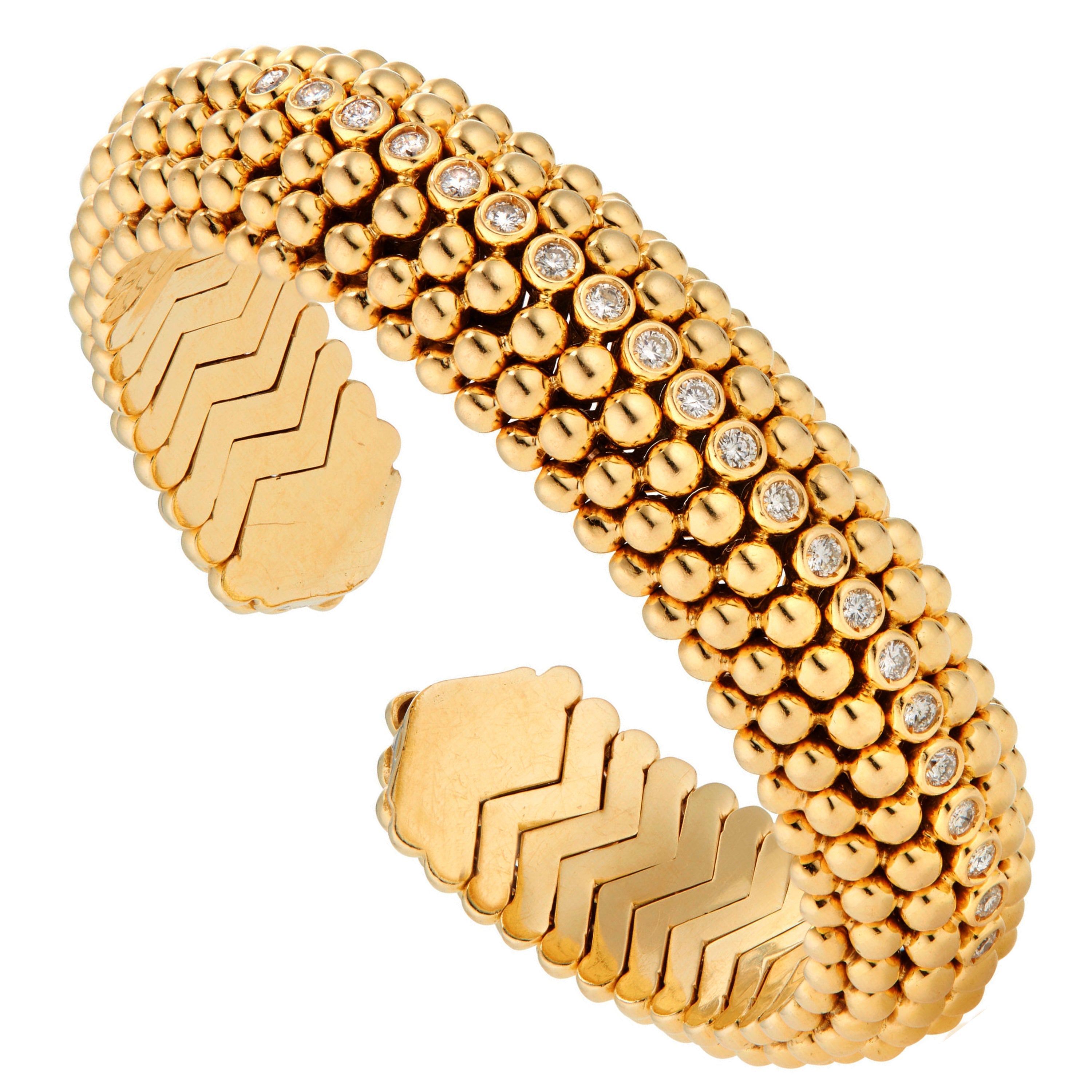 Bvlgari Vintage Alveare Cuff Bangle Bracelet