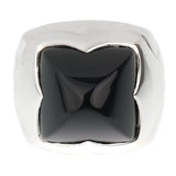 Bvlgari Pyramid Onyx White Gold Cocktail Ring 0003329