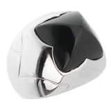 Bvlgari Pyramid Onyx White Gold Cocktail Ring 0003329