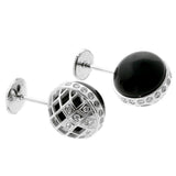Carrera y Carrera Celosia Onyx Diamond Earrings 0000278