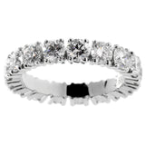 Cartier Diamond Eternity Platinum 2.68ct Ring CRT1022