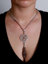 Cartier Diamond Surya Platinum Necklace 0000087