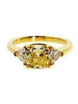 Cartier Fancy Intense Yellow Diamond Gold Ring 0000125