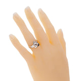 Cartier Heart Diamond White Gold Ring 0000121