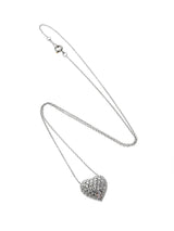 Cartier High Jewelry Heart Diamond Necklace in Platinum CRT1291
