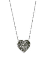 Cartier High Jewelry Heart Diamond Necklace in Platinum CRT1291