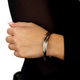 Cartier Interlocking Gold Stainless Bangle 0000069