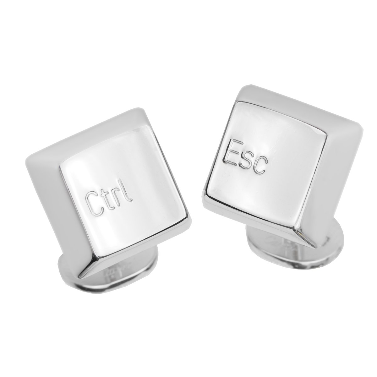 Cartier マラカイトカフリンクス CROG000343 - Santos de Cartier cufflinks - Sterling silver