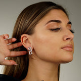 Cartier Le Baiser Du Dragon Diamond White Gold Earrings 0002631