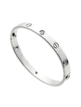 Cartier Love White Gold Diamond Bangle Bracelet CRT7176