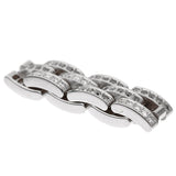 Cartier Maillon Limited Edition Panthere Diamond White Gold Ring 0001829