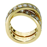 Cartier Nouvelle Vague Diamond Bypass Gold Ring 0000146