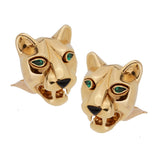 Cartier Panthere Day Night 18k Gold Drop Earrings 0001052