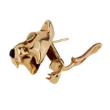 Cartier Panthere Day Night 18k Gold Drop Earrings 0001052