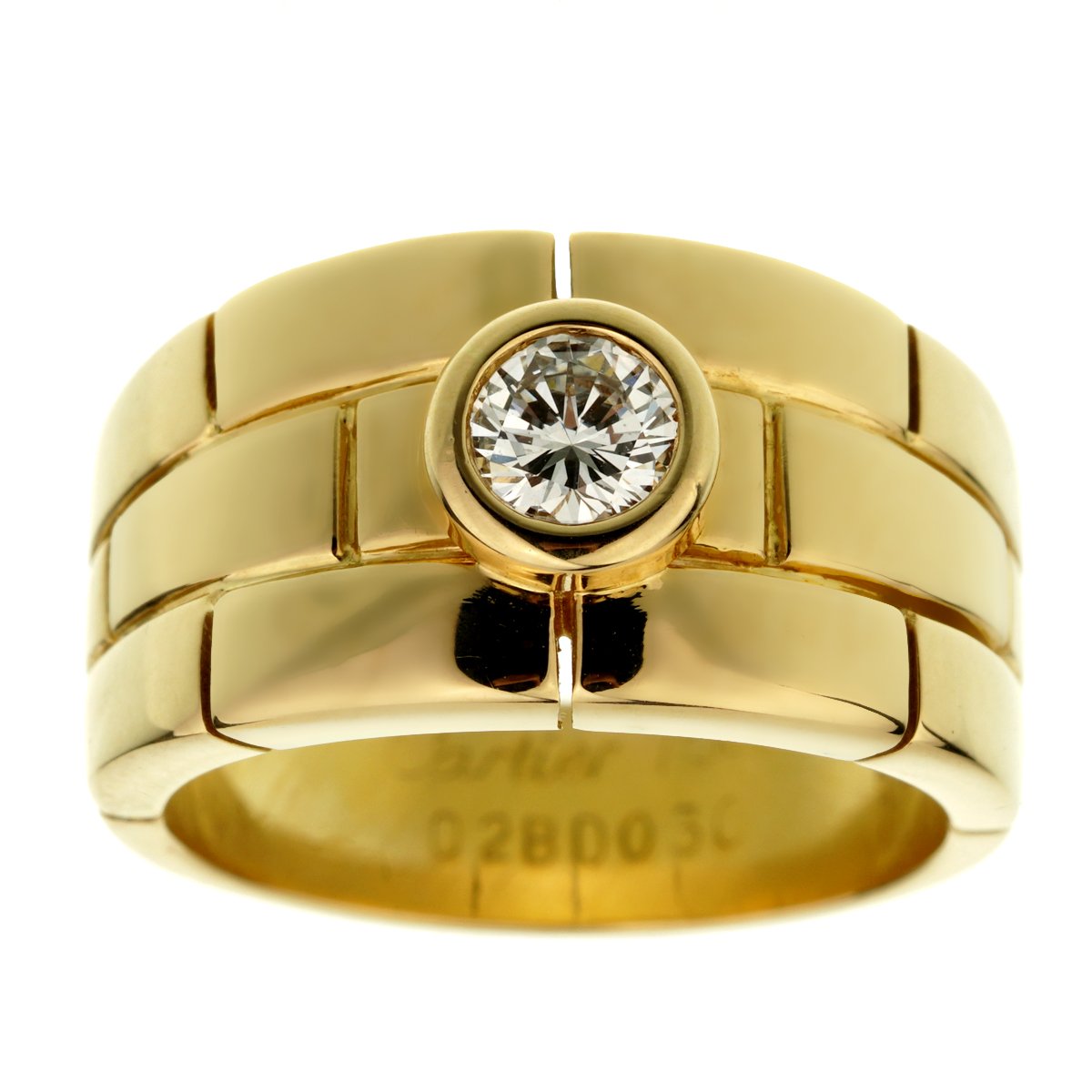 Cartier ring deals gold band