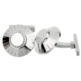 Cartier Safe Lock Combination White Gold Cufflinks 0002689