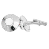 Cartier Safe Lock Combination White Gold Cufflinks 0002689