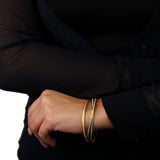 Cartier Trinity Full Diamond Gold Bangle 0001280