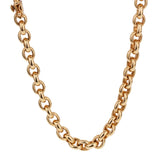 Cartier Vintage Cable Link Yellow Gold Necklace 0002014