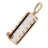 Cartier Zodiac Vintage Diamond Yellow Gold Pendant 0001998-1