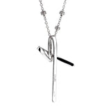 Casella Diamond White Gold Cross Necklace 0000983