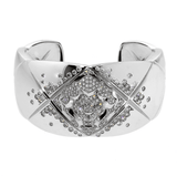Chanel Coco Crush Diamond Cuff Bangle Bracelet 0000632