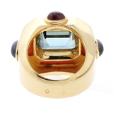 Chanel Coral Topaz Cocktail Ring 0000871