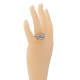 Chanel Cosmos Multi Shaped Diamond Cocktail Gold Ring 0000927