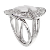 Chanel Ultra Diamond White Gold Ceramic Ring 0002006
