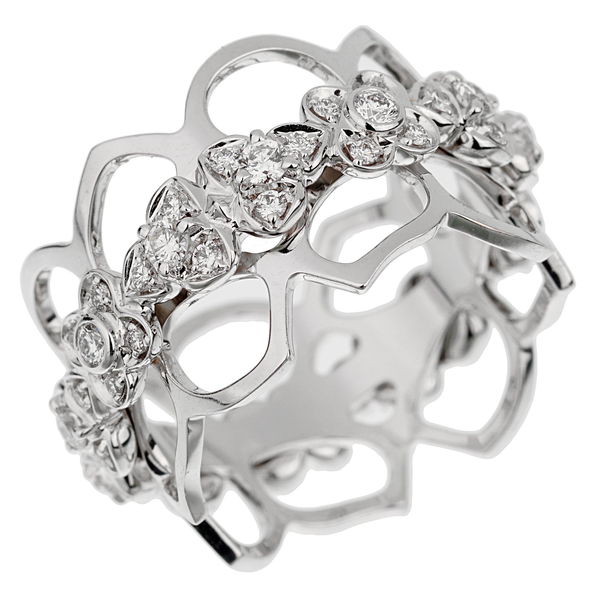 Chaumet Hortensia Diamond Eternity Cocktail Ring