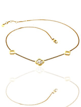 Chopard Happy Diamonds Quatrefoil Necklace in 18kt Yellow Gold 81/6956-1 816956