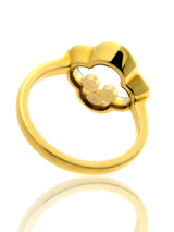 Chopard Quatrefoil Happy Diamond Ring in 18kt Yellow Gold 826956-0110 826956-0110