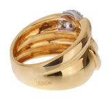 Damiani Vintage Yellow Gold Diamond Ring 0001973