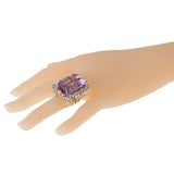 Dior Amethyst Diamond Cocktail Ring 0000287