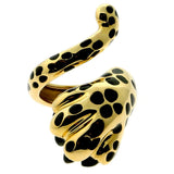 Dior Mitza Panther Gold Lacquer Ring da1aaa