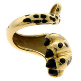 Dior Mitza Panther Gold Lacquer Ring da1aaa