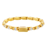 Estate Yellow Gold Diamond Eternity Ring 0000982
