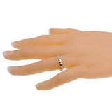 Fred of Paris Arc Diamond White Gold Band Ring Sz 5 3/4 0002941