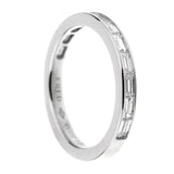 Fred of Paris Baguette Diamond Platinum Ring 0002582