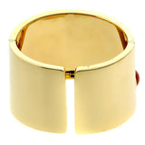 Fred of Paris Coral Gold Cuff Bracelet 0000300