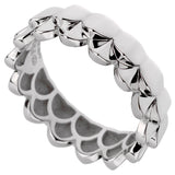 Fred of Paris Double Arc White Gold Band Ring Sz 6 1/2 0002987