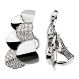 Fred of Paris Double Arc White Gold Diamond Earrings 0003003-7