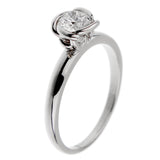 Fred of Paris Fleur Celeste Platinum Diamond Engagement Ring Sz 6 3/4 0002794