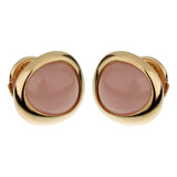 Fred of Paris Pink Quartz Rose Gold Stud Earrings 0003013-14