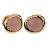 Fred of Paris Pink Quartz Rose Gold Stud Earrings 0003013-14