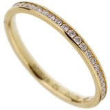 Fred of Paris Rose Gold Diamond Eternity Ring Sz 6 0002661