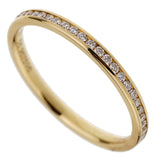 Fred of Paris Rose Gold Diamond Eternity Ring Sz 7 1/2