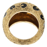 Fred of Paris Vintage Leopard Yellow Gold Cocktail Ring 0003074