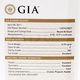 Graff Snowflake 6.67ct Diamond White Gold Neckace 0003100