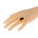 Gucci Chiodo Smokey Quartz Gold Ring 0000286